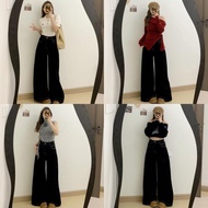 CONTRAST STITCH JEANS - Basic color jeans/stall white thread Whose Studio