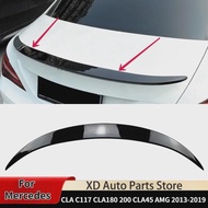 For Mercedes CLA C117 CLA180 200 CLA45 AMG 2013-2019 Rear Boot Tail Wing Fixed Wind Spoiler Rear Win