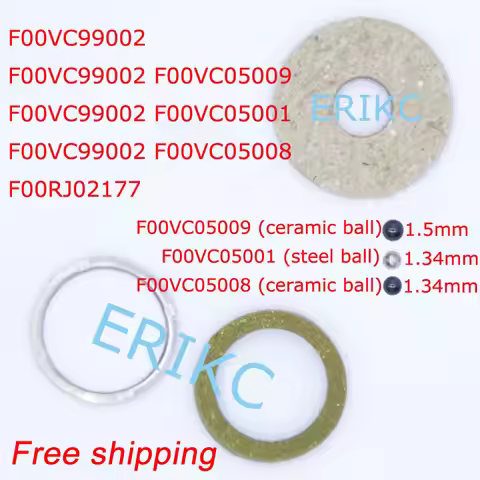 F00VC99002 F00VC05001 Diesel Fuel Injector Valve Repair Kit F 00V C99 002 F00VC05009 For Injection N
