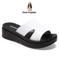 Hush Puppies รองเท้าผู้หญิง รุ่น Ruby HP 8WSFI7936B - สีขาวสี รองเท้าแตะหนังแท้ รองเท้าแตะแบบ Women Shoes Slides HOT ●11/3✚☞♂