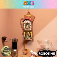 Robotime Rolife Wall Hanging Lazy Coffee House Puzzles Kit DS020