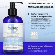 เพิ่มวอลลุ่มให้กับเส้นผม Pure Biology , RevivaHair, Growth Stimulating &amp; Anti-Hair Loss Shampoo, 8 oz (240 ml) (No.3467)