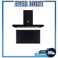 EF HB BI 2721 A [70cm] Induction Hob + CK FINO PLUS BK [90cm] Cooker Hood Bundle