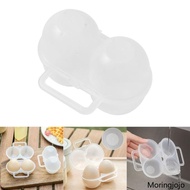 2 Girds Eggs Holder Container Portable Eggs Tray Carriage Dispenser for Camping