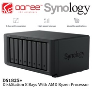 SYNOLOGY DS1825+ NAS DISKSTATION 8 BAYS WITH 2 BUILT-IN 2.5GbE PORTS - DATA BACKUP HOME CLOUD NAS ST
