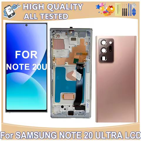 TFT Tested For Samsung Note 20 Ultra For Samsung Note 20 Ultra N985 Disaplay LCD Screen Touch Digiti