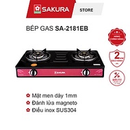 Bếp gas đôi SAKURA SA-2181EB_chính hãng Mekong