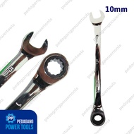 ATS Wrench Ratchet Wrench 10mm Reversible Combination Ratchet Wrench Ringpas 10mm