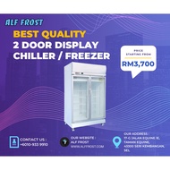 2 Door Display Chiller Freezer Refrigeration