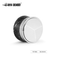 MHW-3BOMBER Marble Tamper & Distributor แทมเปอร์ และ ที่เกลี่ยผงกาแฟ ขนาด 58.35mm
