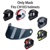 HNJ Helmet Visor Clear Not Easily Broken HD Motorcycle Reflective Wind Shield