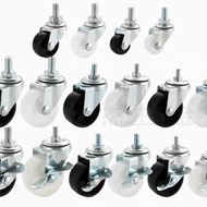Screw Rod Universal Wheel Caster 8mm Screw 1 Inch 1.5 Inch 2 Inch 2.5 Inch with Brake Wheel Rack Mov