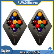 Pool Ball Rack Billiard Accessory 1 or 2 Pcs Professional Billiard Triangle Rack for 8/9 Balls Rhomb