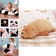 80cm We Bare Bears Pillow Cartoon Bear Grizzly Panda Soft Stuffed Toy Doll Plush