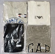 Emporio Armani Gap Jack Wills Tee T shirt 男裝 T恤 全新