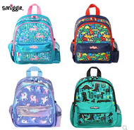 เครื่องเขียน smiggle ออสเตรเลียกระเป๋านักเรียนความจุใหญ่ลดความกดดันสะพายหลังสำหรับเด็กนักเรียนประถมกระเป๋าเป้กลางแจ้ง