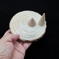 Ring Footprint | Ring Holder | 2 Ring Holders Wooden Ring Base/