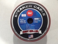 TBE UN-S1 สายสัญญาณ สายดอกลำโพง 100M มีทั้ง 1 เมตร 10 เมตร และ ยกม้วน ยาว 100 เมตร Sound Compact Hig