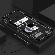 Casing VIVO V5 V7 Plus V9 V11 V11i V15 Pro V19 Neo V20 SE V21 V21e V23 V23e V25 Pro Space Nasa Astronaut Square Phone Case Shockproof Soft TPU Cover