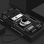 Casing Huawei P50 P40 P30 P20 Pro P30 Lite P10 Plus Mate 30 20 Pro Space Nasa Astronaut Square Phone