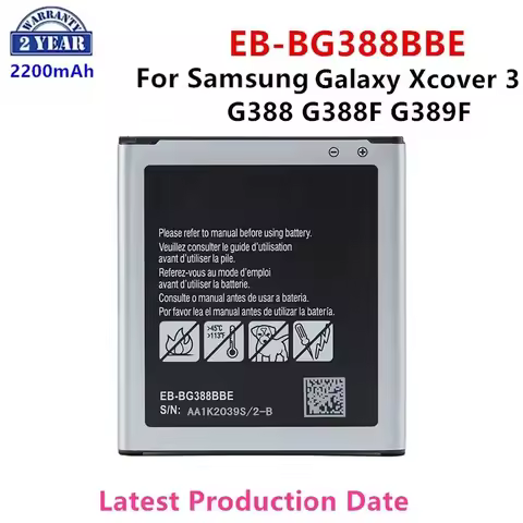Brand New EB-BG388BBE Replacement 2200mAh Battery For Samsung Galaxy Xcover 3 SM-G388 G388F G389F Ba
