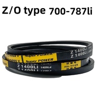 Three dimensional triangle belt Z/O type 700/710/720/730/737/740/750/760/762/780/787li rubber transm