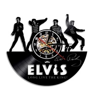 Elvis Presley Vinyl Clock Rock Music Retro Nostalgia Record Wall Clock Gift