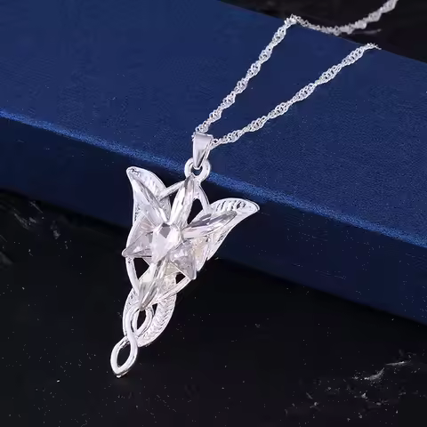 Fashion Necklace Evening Star Pendant Necklace crystal Twilight star pendant necklace women jewelry 