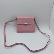 二手Hermes 愛馬仕Clic 16 3Q櫻花粉山羊皮Z刻
