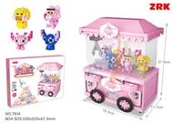 Đồ chơi xếp hình Friends Máy gắp thú nhồi bông ngộ nghĩnh Mẫu lắp ráp cho bé gái ( chủ đề lâu đài cô