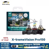 【In stock】For Philips X-treme Vision Pro150 H1 H4 H7 H11 HB3 HB4 HIR2 3400K +150% Brighter Yellow Li