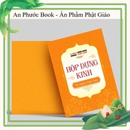 An Phuoc Book - Sutra Book box, Sutra notebook lined with high quality gold silk