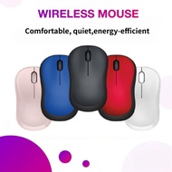 M221/220 Wireless Mouse, Silent Buttons, 2.4 GHz with USB Mini Receiver, 1000 DPI Optical Tracking, 