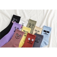 Unisex Surprise Mid Women Socks Harajuku Colorful Funny Socks Women 100 Cotton 1 Pair Kawaii Size 35-42