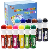 Yuanhe Bingo Daubers Penanda Titik - Set Warna Campuran 12 Pek