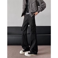 seluar kargo lelaki Seluar beg Seluar Kerja Vintage Seluar jeans gaya tinggi gaya Amerika seluar jea