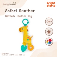 Bright Starts Safari Soother Rattle &amp; Teether Toy