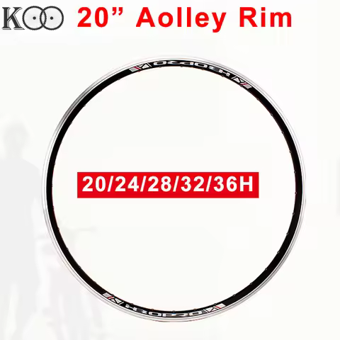 1Pc/2Pcs 20 Inch BMX 406 451 Bike Rim Folding Bike Aluminum Alloy Double Rim Schrader Valve 20H 24H 