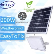 UF TECH LED Spotlight Outdoor lighting UF-SFL-200W Solar Flood Light ( 200W ) with Remote Control