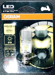 หลอดไฟหน้ารถมอเตอร์ไซค์ OSRAM : T19 LED / Golden Yellow