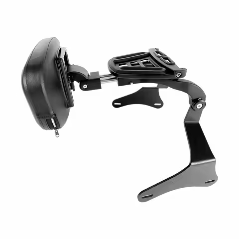 for Kawasaki Vulcan 1700 VN1700 Vaquero Adjustable Folding Backrest Motorcycle Driver Passenger Siss