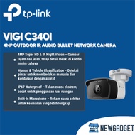 TP-LINK VIGI C340I 4MP OUTDOOR IR AUDIO BULLET NETWORK CAMERA