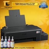 TERBARU Epson Printer L121 Inktank Print Only Pengganti Epson L120