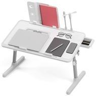 Meja Riba Komputer Riba, Meja Dulang Katil Komputer Riba, Meja Riba Boleh Laras Dengan Kipas Ringan,