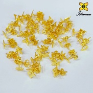 ISTIMEWA 916 Gold Alphabet Stud Earring Subang Huruf Emas 916