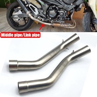Big Sale Motorcycle Exhaust Muffler Middle Pipe Link Pipe For Kawasaki ZX6R ZX 6R ZX-6R 2009-2014 ZX