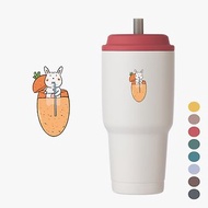 YCCT速吸杯2代900ml - 兔子 - 瞬收吸管環保飲料杯/保冰保溫杯