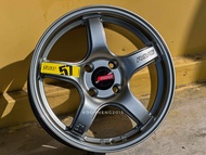 New Car Sport Rim Flow Forming RAYS GRAM LIGHT 57CR Wheels 15x6.5J 4x100 ET40 Dark Gun Metal & Hyper