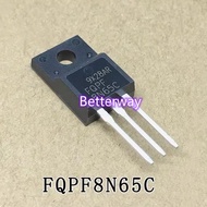 2pcs Original FQPF8N65C 8N65C MOS 8A 650V TO-220F new original