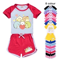 Sumikko gurashi  clothing Sumikko gurashi  shirt and shorts set for kids S17